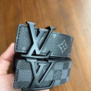 Louis Vuitton Black Monogram Belt